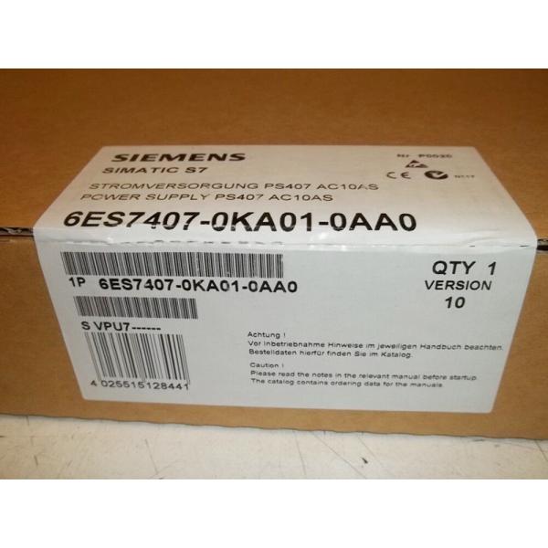新品 貨物輸送無料1パソコン Siemens 6ES7407-0KA01-0AA0 6ES7 407-0KA01-0AA0