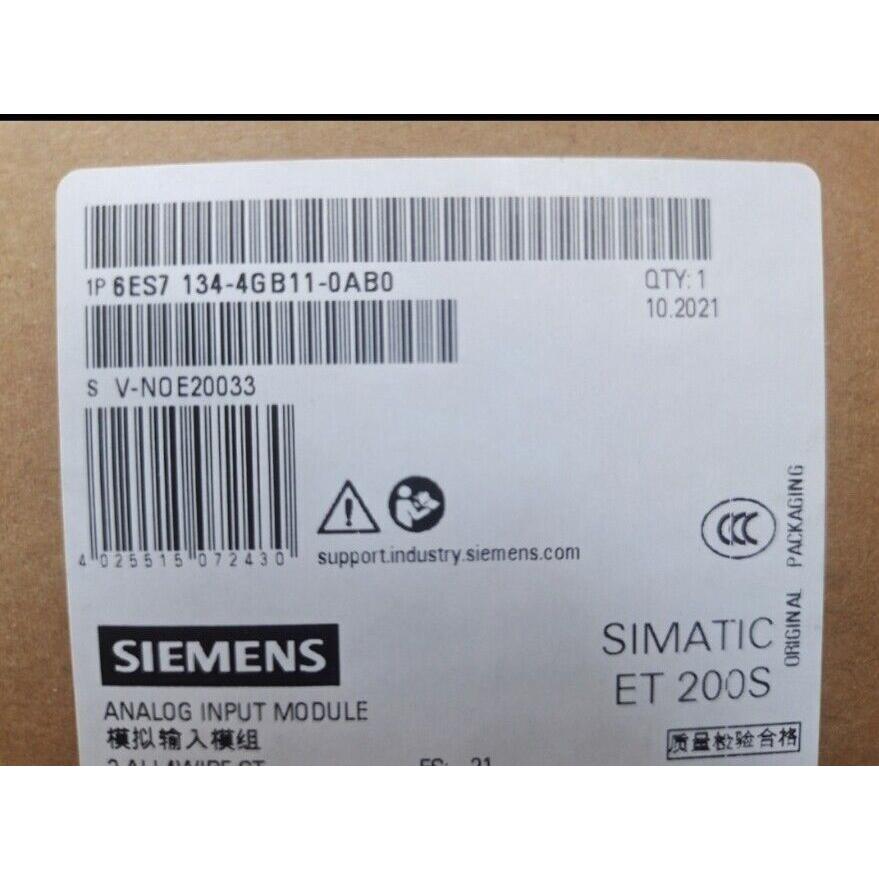 新品 貨物輸送無料 Siemens ジーメンス6ES7134-4GB11-0AB0インターフェイスモジュール【６ヶ月引き受ける】