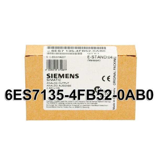 新品 貨物輸送無料 Siemens ジーメンス 6ES7135-4FB52-0AB0 インターフェイスモジュール【６ヶ月引きうける】