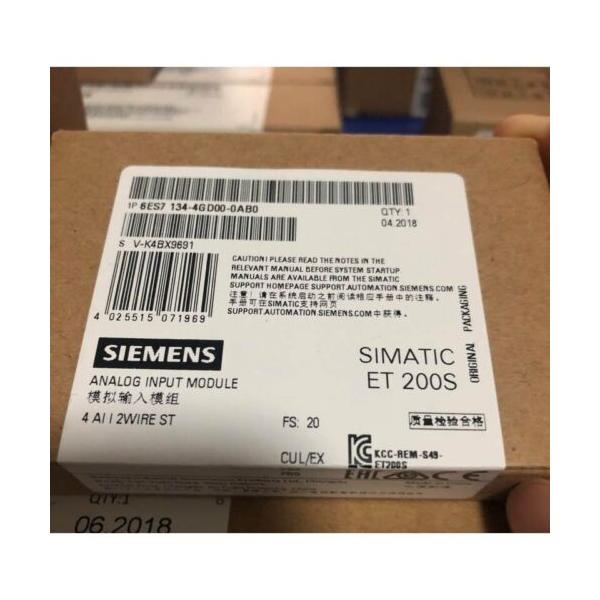 新品 貨物輸送無料 Siemens ジーメンス 6ES7 134-4GD00-0AB0 インターフェイスモジュール【６ヶ月引き請ける】