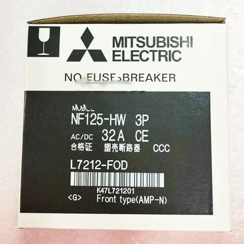 【 新品★貨物輸送無料 】MITSUBISHI 三菱電機 NF125-HW 3P 32A 用高性能否電気ヒューズ立ちはだかる器【６ヶ月引きうける】