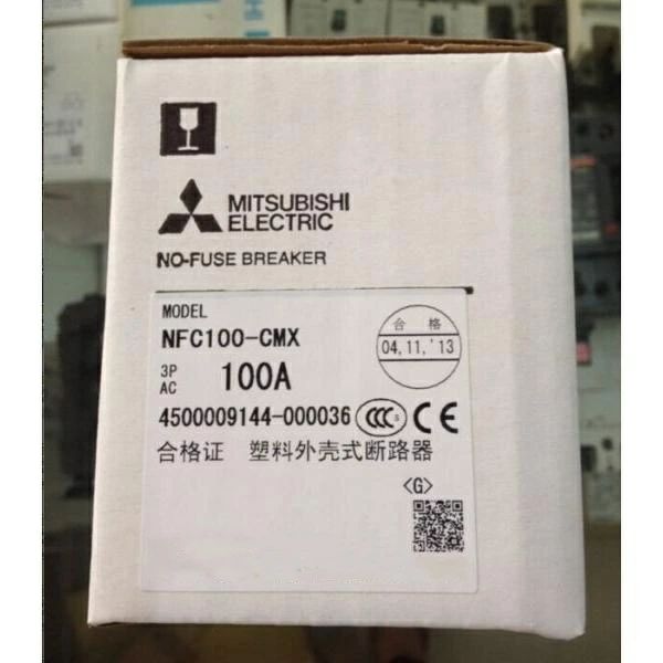 【新品★貨物輸送無料】MITSUBISHI三菱電機 NFC100-CMX 3P 100A 用 高性能否電気ヒューズ立ちはだかる器【６ヶ月引きうける】