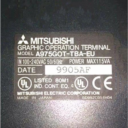 【新品★貨物輸送無料 】 MITSUBISHI 三菱電機 タッチパネル A975GOT-TBA-EU 【６ヶ月引き受ける】