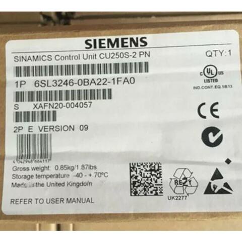 【新品★貨物輸送無料】6SL3246-0BA22-1FA0 Siemens SINAMICS G120 6SL3 246-0BA22-1FA0 ジーメンス 【６ヶ月引き請ける】