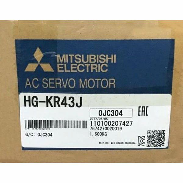 新品【 ★貨物輸送無料 】MITSUBISHI/三菱 HG-KR43J サーボ原動機【６ヶ月引きうける】