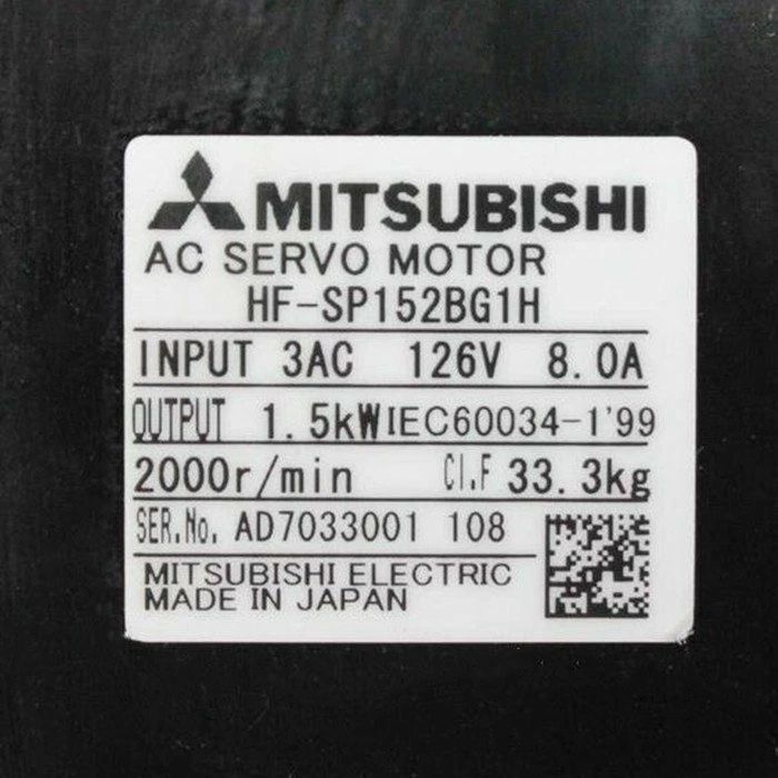 新品【 ★貨物輸送無料 】MITSUBISHI 三菱電機 HF-SP152BG1H【６ヶ月引きうける】