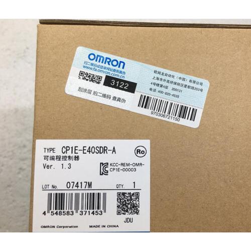 【新品★貨物輸送無料】OMRON オムロン CP1E-E40SDR-A 【６ヶ月引きうける】