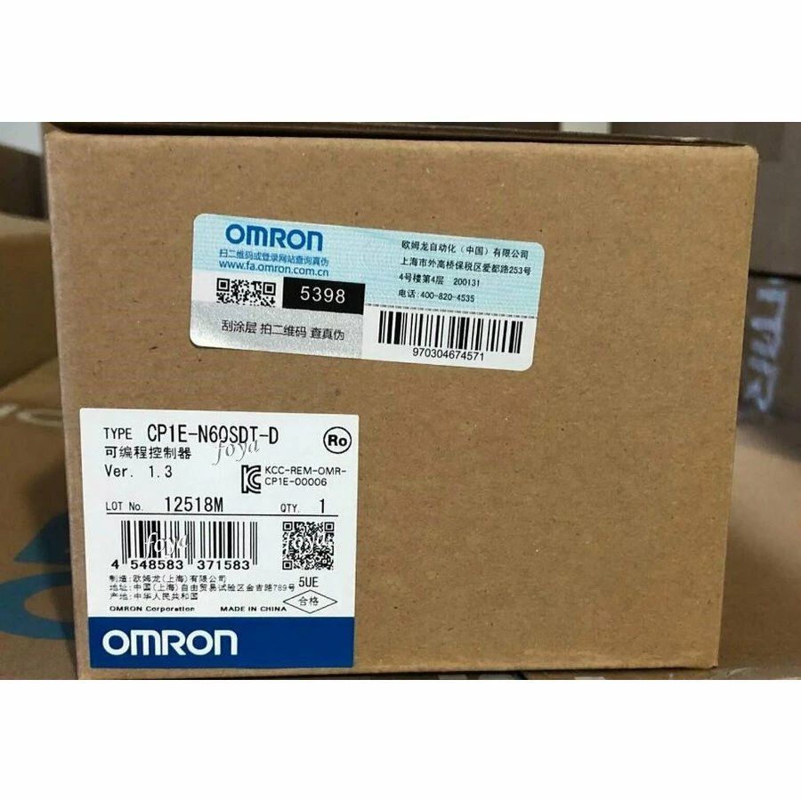 【新品★貨物輸送無料】OMRON オムロン CP1E-N60SDT-D【６ヶ月引きうける】