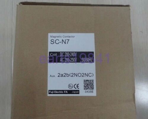 新品【 ★貨物輸送無料 】富士電機 電磁当たること器SC-N7( 220V 110V 380V)【【６ヶ月引きうける】