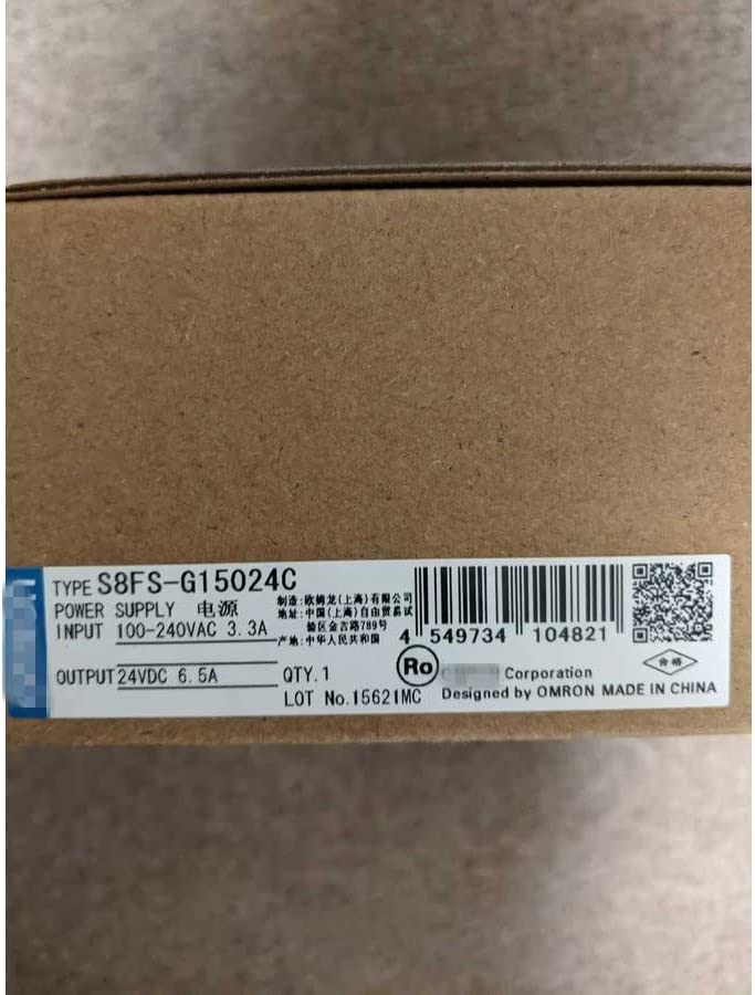 【新品★貨物輸送無料】OMRON オムロン S8FS-G15024C 24VDC 6.5A 用 取り替えっこワット数【６ヶ月引き請ける】