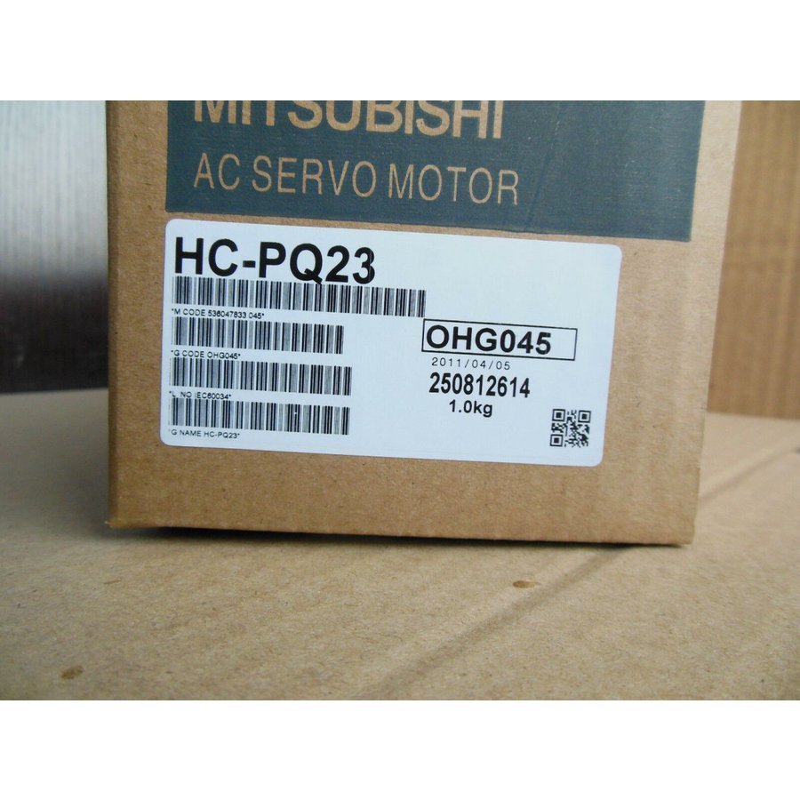 新品【 ★貨物輸送無料 】MITSUBISHI 三菱電機 ACサーボ原動機HC-PQ23【６ヶ月引きうける】