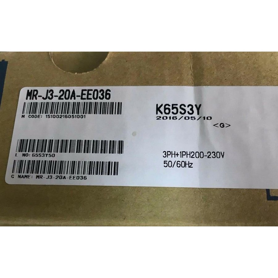 【新品★貨物輸送無料】MITSUBISHI 三菱電機 MR-J3-20A-EE036 ACサーボアンプリファイアー シーケンサ PLC【６ヶ月引きうける】