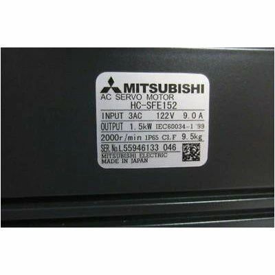 新品【 ★貨物輸送無料 】MITSUBISHI 三菱電機 HC-SFE152 サーボ原動機【６ヶ月引き受ける】