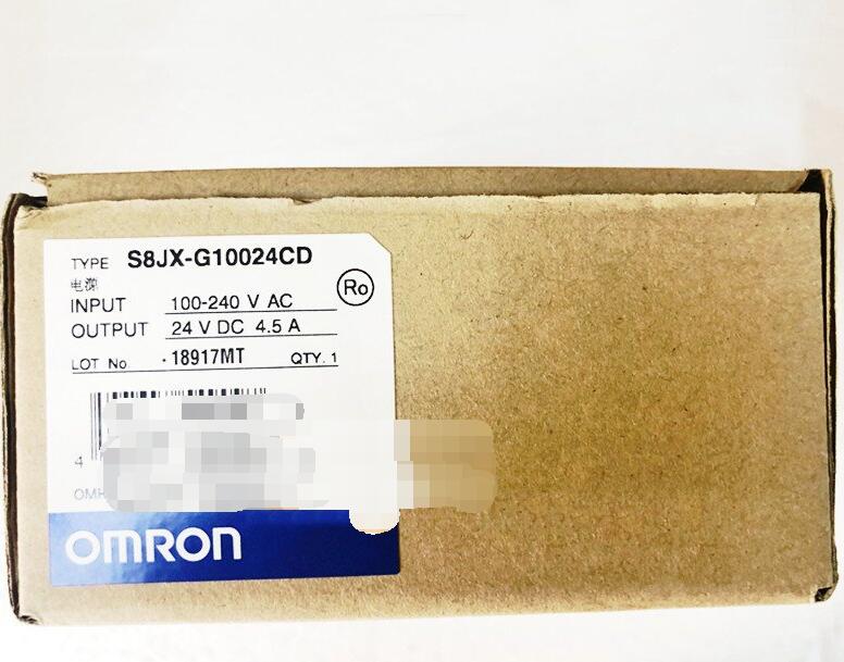 【新品★貨物輸送無料】OMRON オムロン S8JX-G10024CD 24VDC 4.5A 用スイッチングワット数【６ヶ月引きうける】