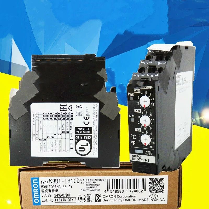 【新品★貨物輸送無料】OMRON オムロン K8DT-TH1CD 24VAC/DC 用 体温合わせる器【６ヶ月引き請ける】