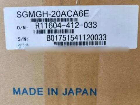 新品【 ★貨物輸送無料 】YASKAWA / 安川電機 SGMGH-20ACA6E サーボ原動機 【６ヶ月引き請ける】
