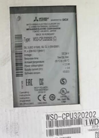 【新品★貨物輸送無料】MITSUBISHI/三菱 WS0-中央処理装置320202 【６ヶ月引きうける】