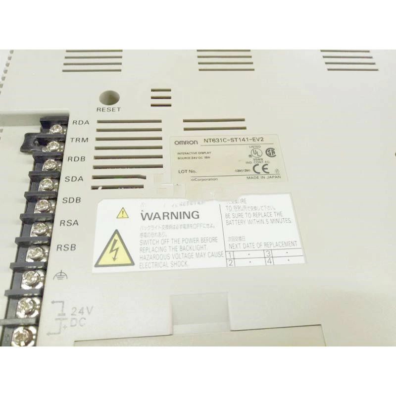 ■【 新品★貨物輸送無料 】OMRON オムロン NT631C-ST141-EV2 タッチパネル【６ヶ月引きうける】