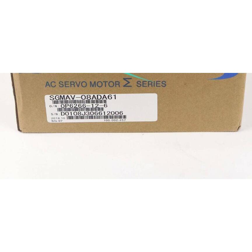 【新品 ★貨物輸送無料 】YASKAWA 安川電機 SGMAV-08ADA61 サーボ原動機【６ヶ月引きうける】