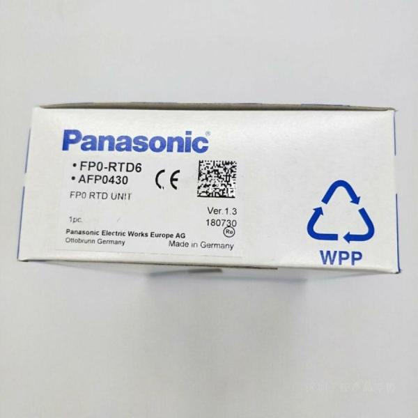 新品 PANASONIC/パナソニック サーボ原動機 FP0-RTD6 AFP0430 【6ヶ月引きうける】