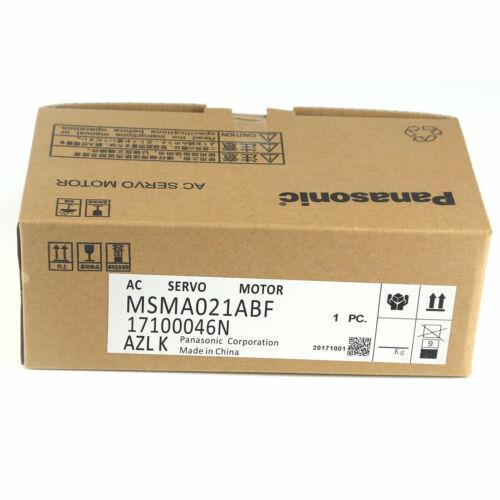 新品 PANASONIC/パナソニック サーボ原動機 MSMA021ABF 【6ヶ月引きうける】