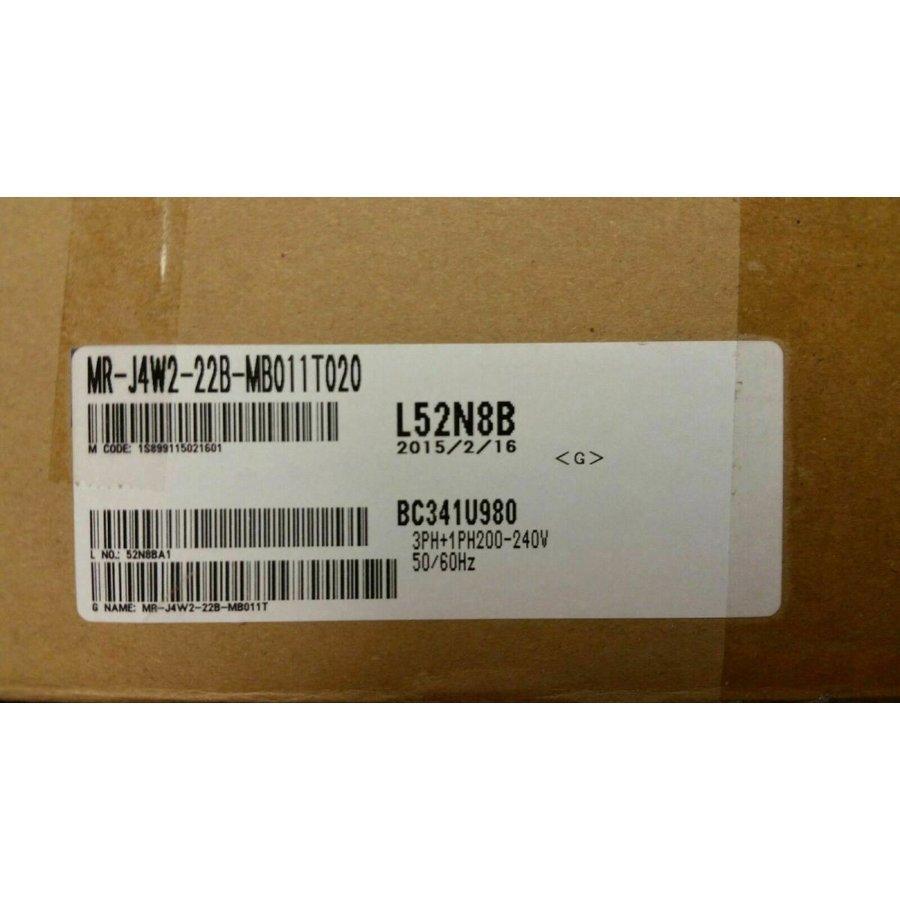 【新品★貨物輸送無料】MITSUBISHI 三菱電機MR-J4W2-22B-MB011T020  【６ヶ月引き請ける】