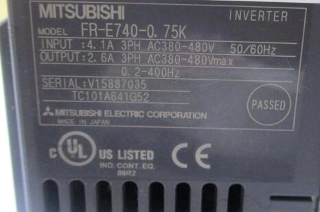 【 新品★貨物輸送無料 】三菱電機 MITSUBISHI FREQROL-D続きもの インバータ FR-E740-0.75K 【６ヶ月引きうける】