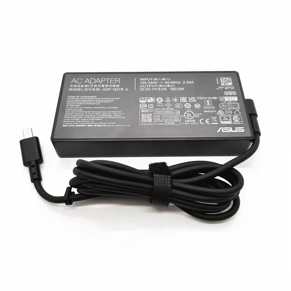 新品 ASUS 20V 9A 自動データ処理-180TBK A22-180P1A ACアダプタAsus ROG Zephyrus G14 2024 GA403 GA403U GA403UI GA403UV GA403UU GA403UU-BS71