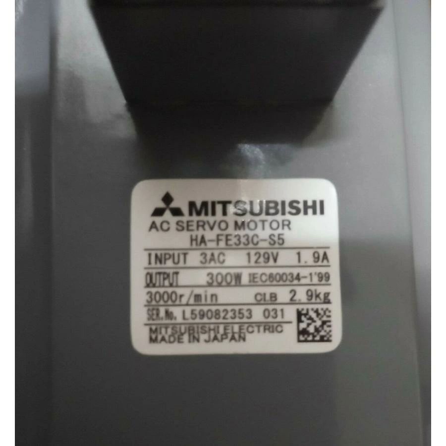 【新品★適当お願いごと書★税込★貨物輸送無料】HA-FE33C-S5 Mitsubishi Servo Motor HAFE33CS5 三菱【６ヶ月引きうける】