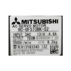 【新品★適格請求書★税込★送料無料】MITSUBISHI 三菱 サーボモーター HC-UFS73BK-S2 【6ヶ月保証】|astarshop