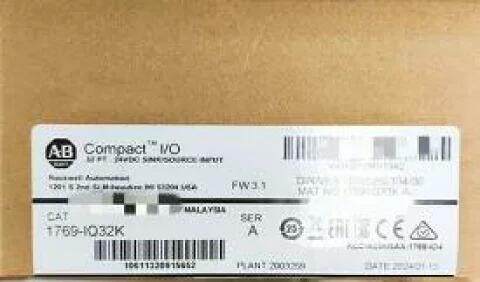 【新品 ★貨物輸送無料 】1769-IQ32K PLC社会的単位1769IQ32K 【6ヶ月引き請ける】