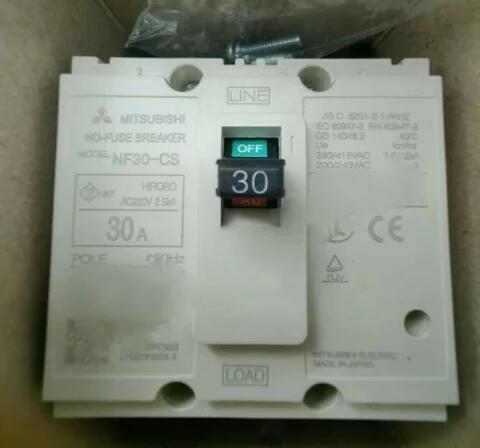 【新品★貨物輸送無料】三菱電機 NF30-CS 3P 30A 否電気ヒューズ立ちはだかる器【6ヶ月引きうける】