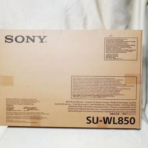 新品★貨物輸送無料★薄型テレビ受像機液晶テレビ受像機飾りもの一揃いの道具 SONY SU-WL850★ 6ヶ月引き請ける