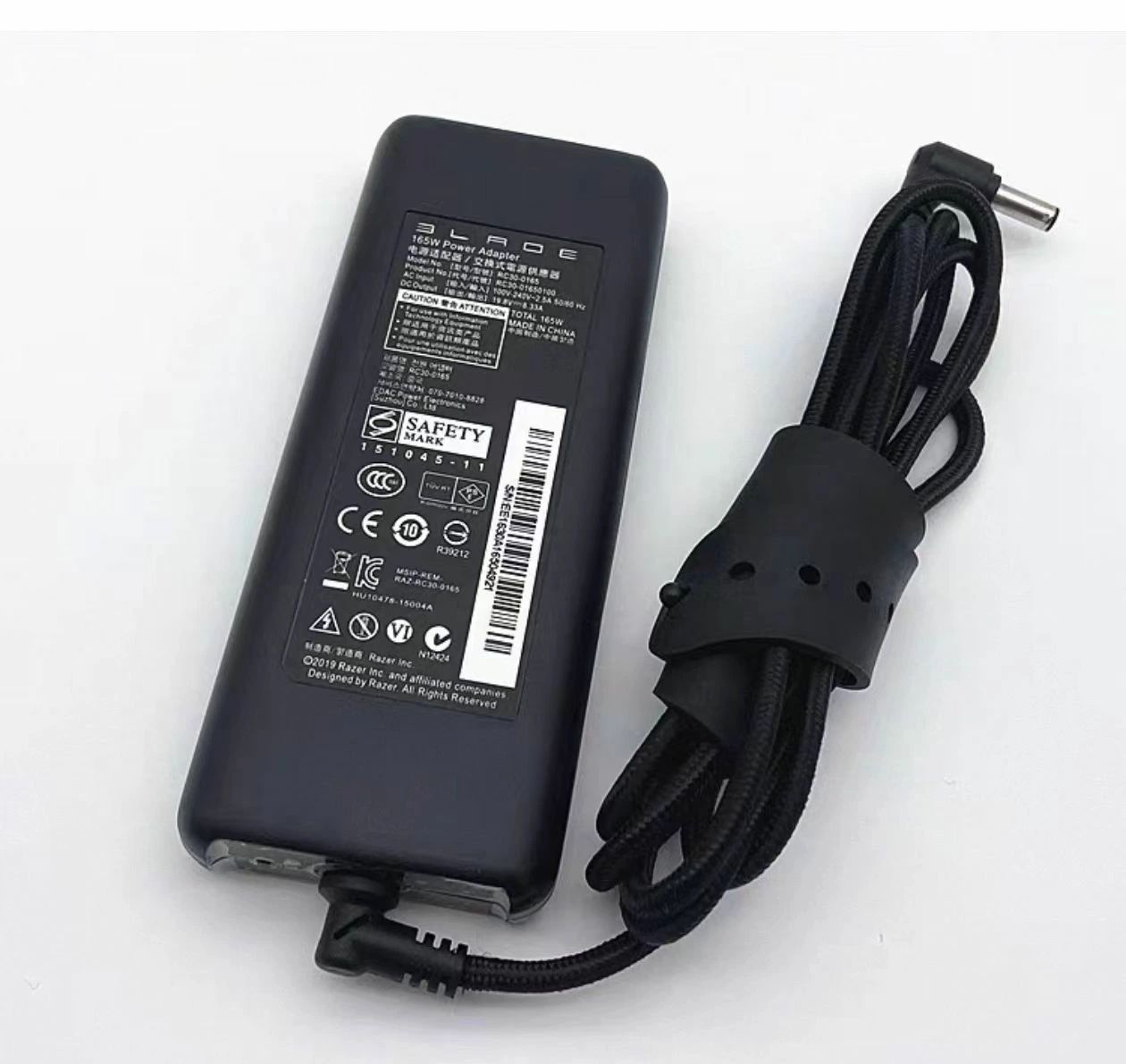 完全無欠新品 RAZER 19.5V8.33A 165Wワット数アダプター RC03-0156申し受ける器 繋ぎ5.5粍*2.5粍