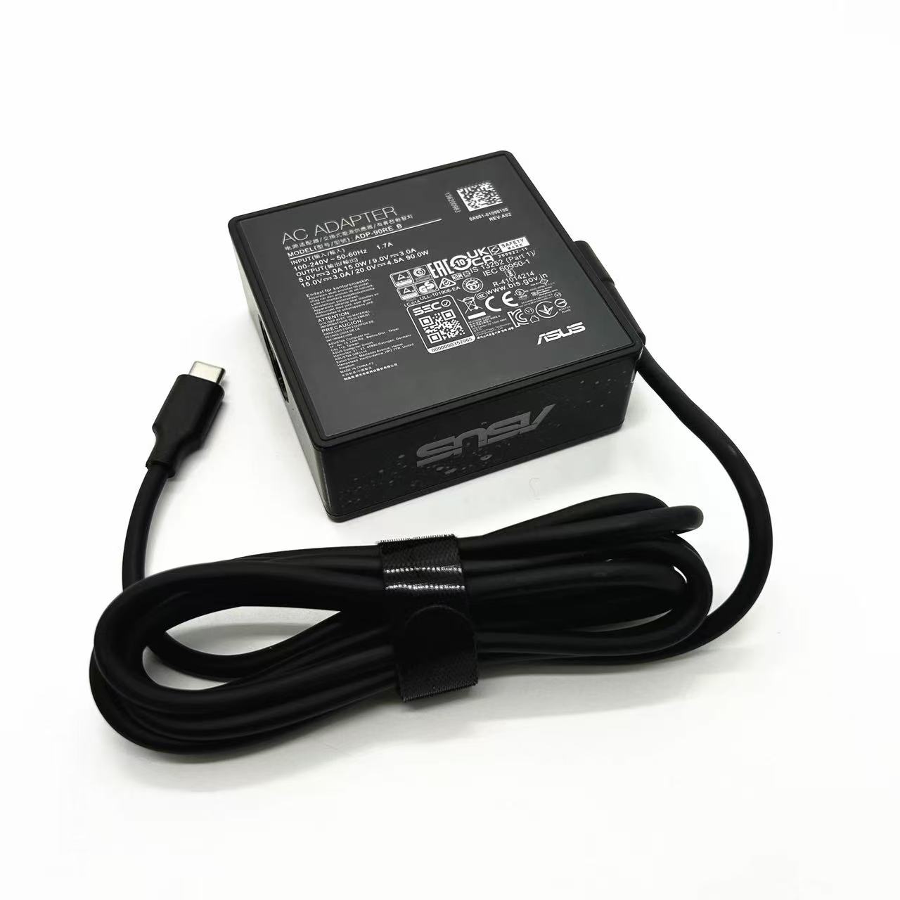 完全無欠新品 ASUS 自動データ処理-90RE B 90W USB-C ACアダプタ DC 5.0V / 3.0A 9.0V / 3.0A 15.0V / 3.0A 20.0V / 4.5A