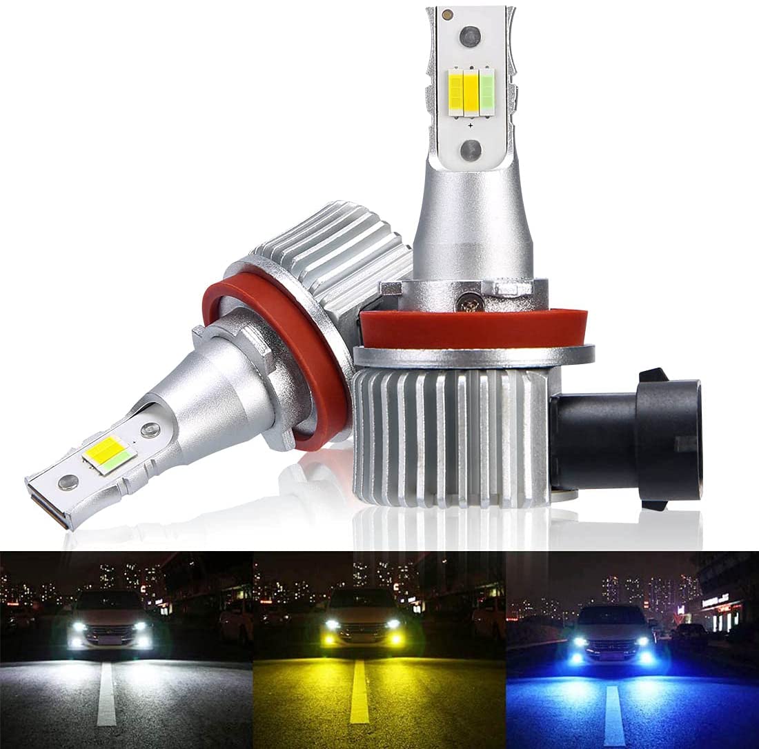 楽天市場】H8/H11 LED フォグランプ 3色切り替え H8 H9 H11 H16