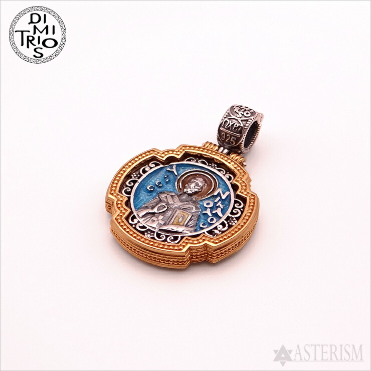 古代ギリシャ 両面フェストス·ディスク オーバル ペンダントトップ 古代ギリシャ 両面フェストス·ディスク オーバル ペンダント