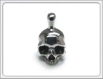 OWL'S(アウルズ) シルバー 925 「リアルスカル ペンダント」 SILVER 925 【銀 メンズ レディース アクセサリー ジュエリー ハンドメイド 具象 髑髏 骸骨 顎無 ネックレス トップ プレゼント】DP-06