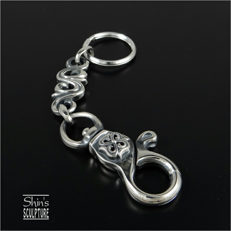 シンズスカルプチャー キークリップ 
シルバー925 楽天市場】Shin's SCULPTURE（シンズ スカルプチャー） 回転式 S