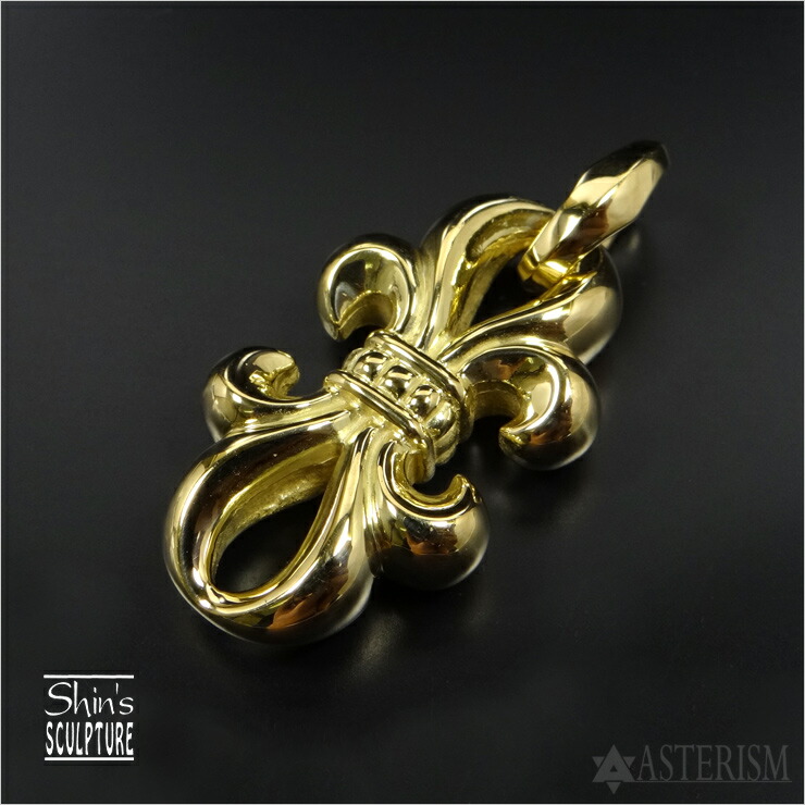 【楽天市場】Shin's Sculpture（シンズ スカルプチャー）K18YELLOW GOLD OPEN LILY PENDANT/K18