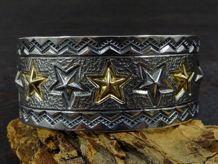 超爆安 Dear Blossom ディアブロッサム SEVEN STARS BANGLE 3GOLD STAR