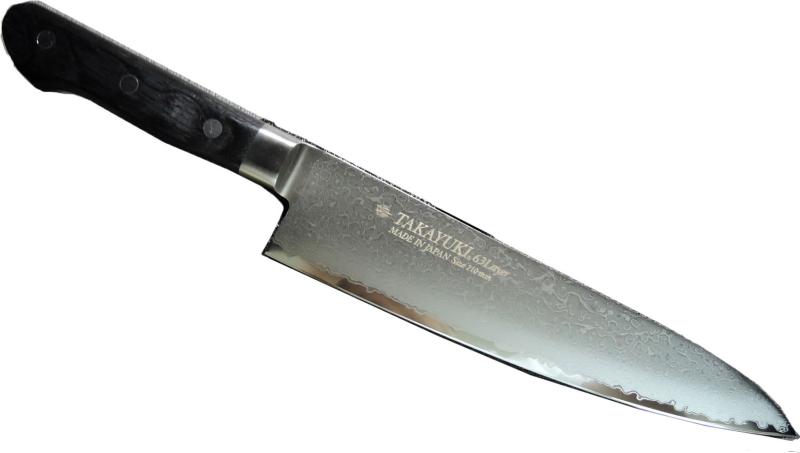 堺孝行 ダマスカス モリブデン鋼割込み 63層 牛刀210mm 14011