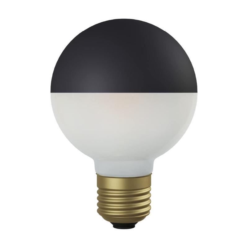 ビートソニック OnlyOne(オンリーワン) LED電球 Siphon(サイフォン) ボール電球形 Ball70(ボール70 マットブラック+フロスト) G70(外径70mm) 45W形相当 電球色(2700K) E26口金 6.0W 460lm LD