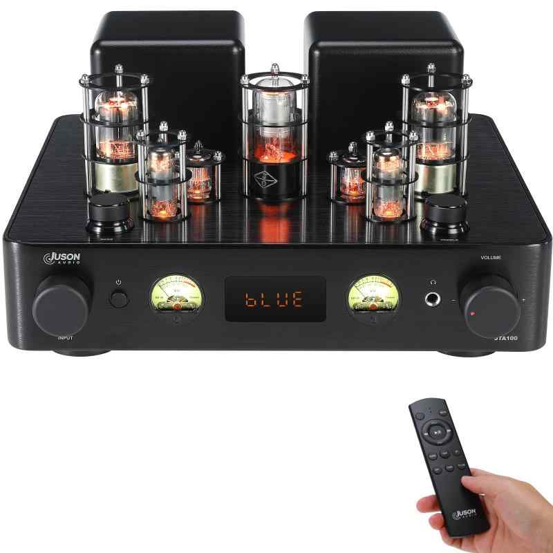 Juson Audio JTA100 2025 変わり種 200W無意味さ管増幅器2.1 CH AB位置付けHIFIホームオーディオターンテーブル積もり積もるBT 5.0 AUX RCA PHONOインプットと受話器最終生産物