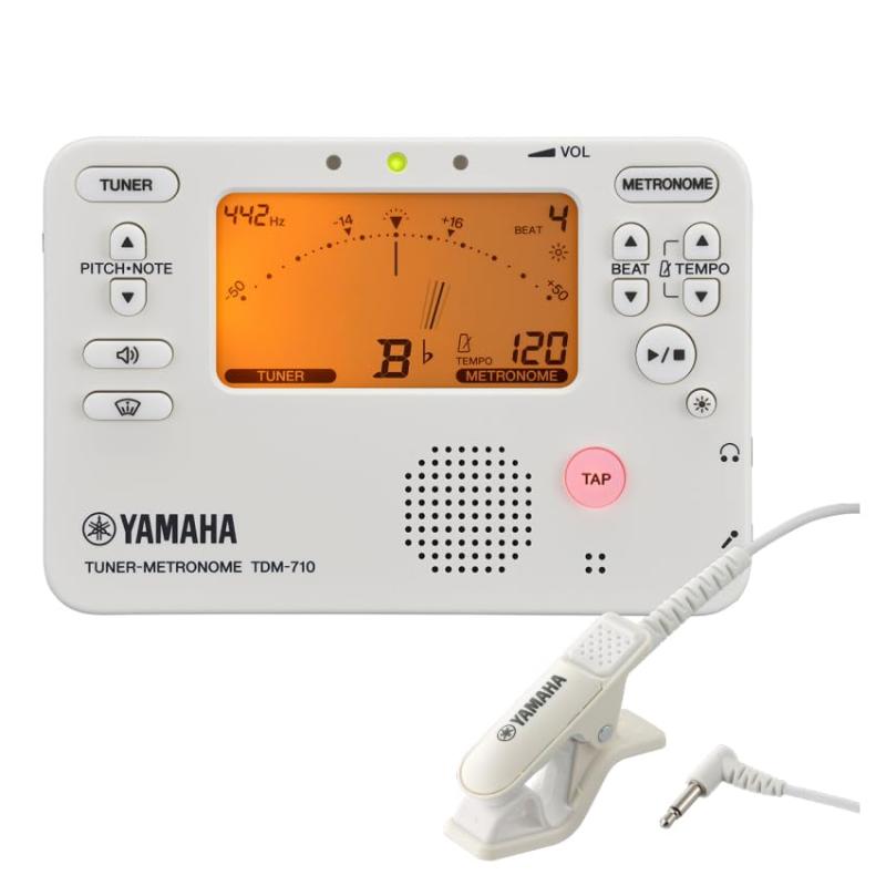 チューナーメトロノーム TDM-710IV アイボリー + チューナー用マイク TM-40 セット