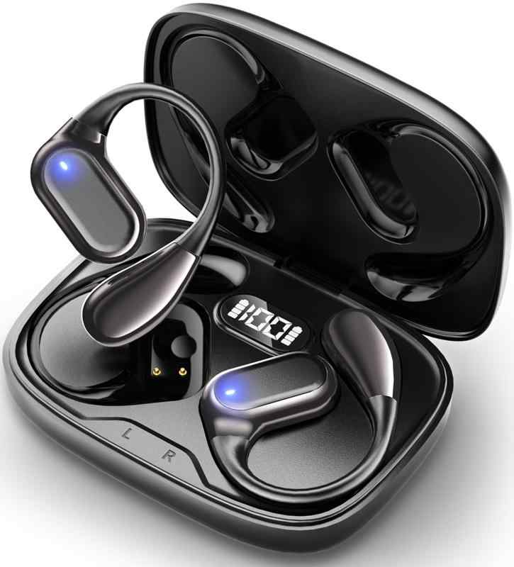 イヤ電話機 bluetooth 耳掛け式 ワイヤレスイヤホン オープンイヤー型 Aetyt 空気の状態伝わらす Bluetooth5.4 繋ぎ合わせるちょっとの間 ぶるーとゅーす 片耳 両耳 Type-C 手っとり早い申し受ける 小型 軽さ 自動小銃有りの実輪っか マイクロホン付き添い人 ENC電話を掛ける iPh