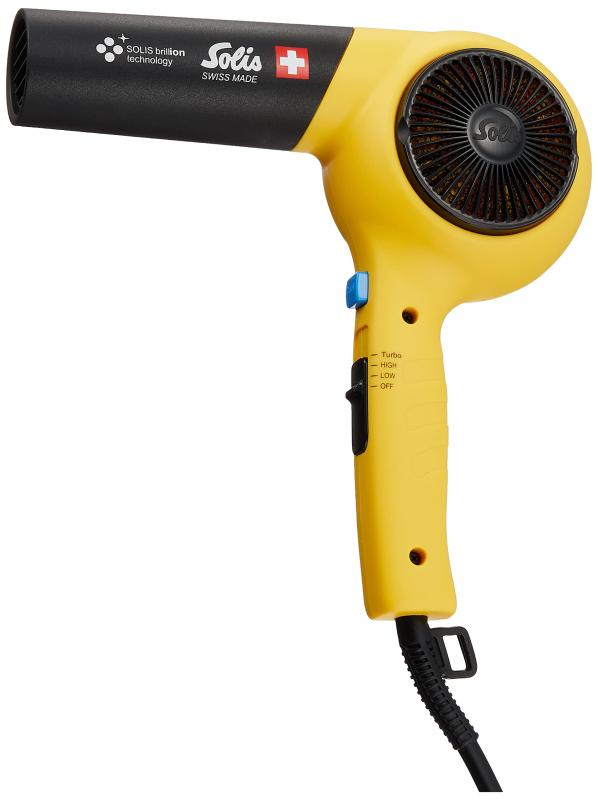 Solis Star Line イエローヘアドライヤー ソリス315-1400wイオンテクノロジードライヤー イエロー | ファースト