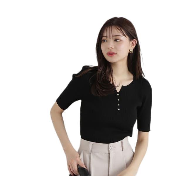 PROPORTION BODY DRESSING(プロポーションボディドレッシング) セーターヘンリーネックニットレディース