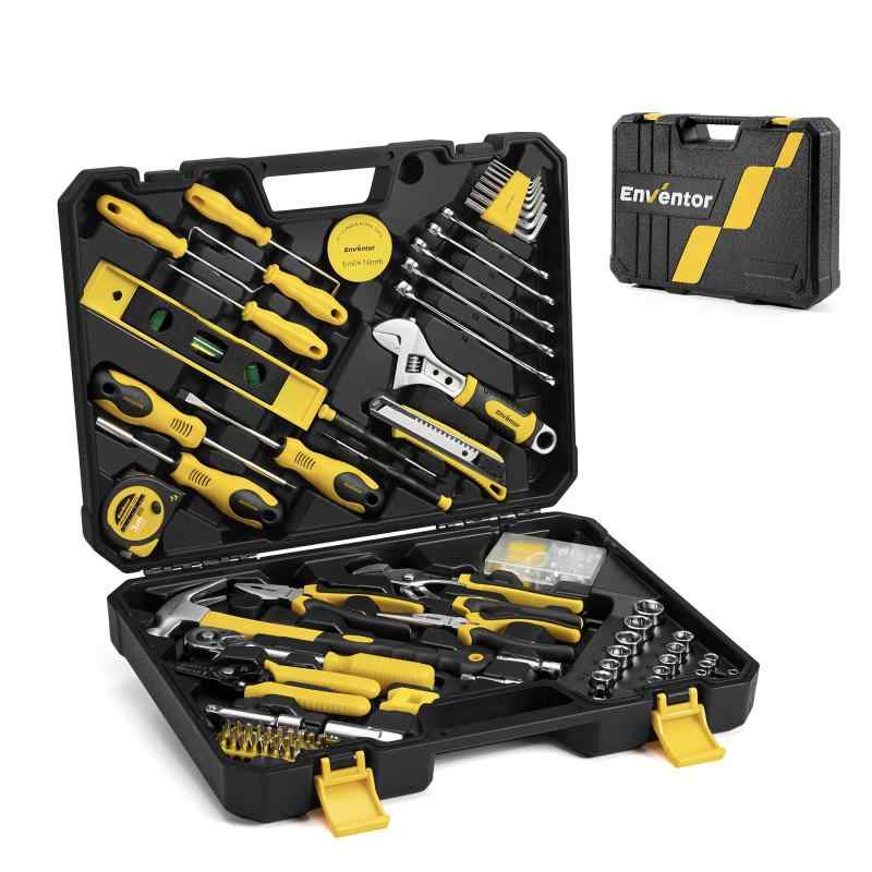 Enventor 工具セット ホームツールセット 家庭修理 工具箱 道具セット 日常ツールキット日常ツールキット…|アスターショップ