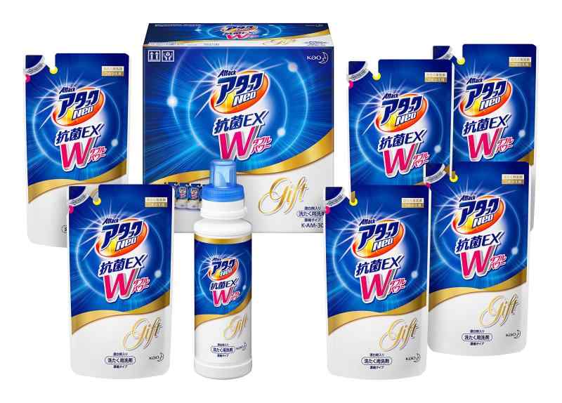楽天市場】アタックNeo 抗菌EX Wパワーギフト 本体 400g (1本